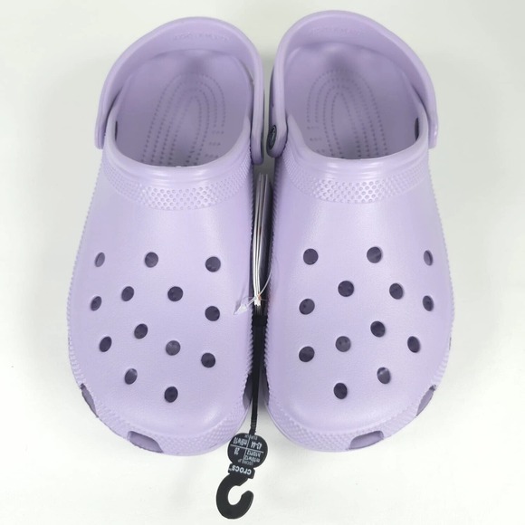 NWT CROCS Classic Clogs Lavender UNISEX 10001-530 Size Men's 13 - Picture 7 of 10